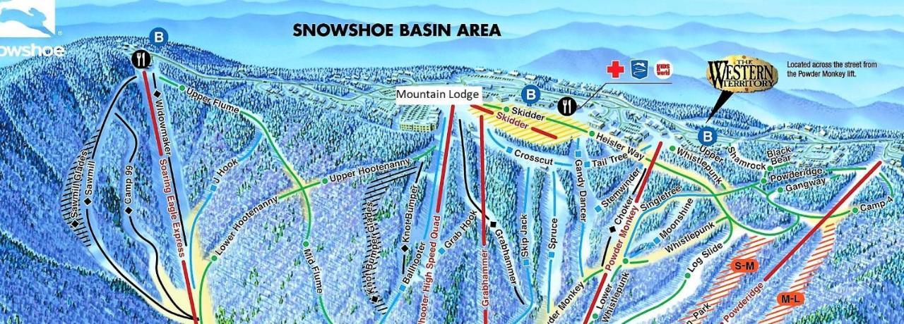 Stroll To Slopes, Village Area, Ski In-Out Mtlodge 304 Snowshoe Exterior foto